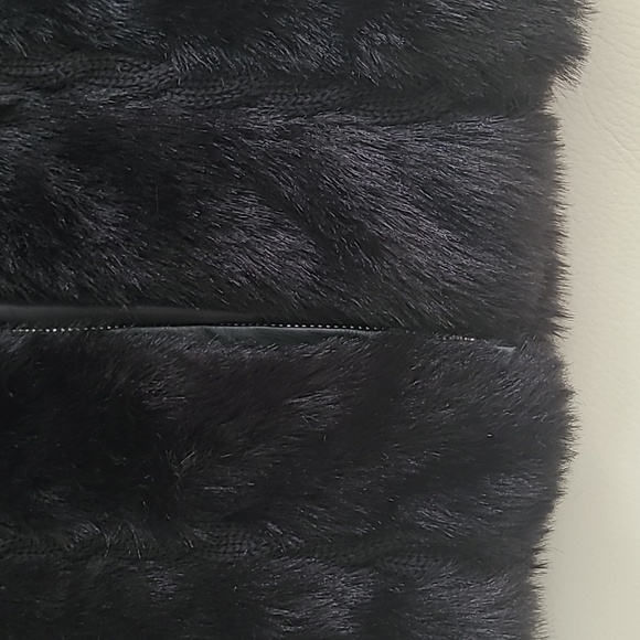 Ci Sono By Cavalini Faux Vest Cable Knit Sz Large - Picture 7 of 8